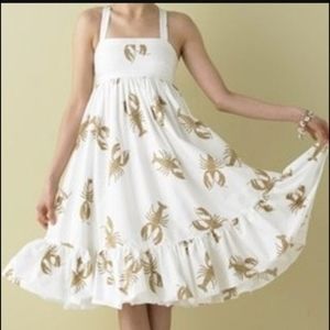 Iconic RARE J Crew lobster cotton sundress
